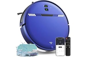 XIEBRO LIFE Robot Vacuum and Mop Combo, Automatic Slef-Cleaning Robotic Vacuum Cleaner for Pet Hair, Smart 2 in 1 Mopping Robot Vacuum with Schedule, WiFi/App/Voice, Slim, Ideal for Hard Floor, Carpet