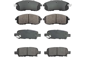 EXPPOWER Front & Rear Ceramic Brake Pads Replacement for 2007-2010 2011 2012 2013 Nissan Altima(D815+D905)