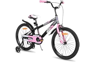 JOYSTAR New Berry Kids Bike for Boys and Girls Ages 3-12 Years Old, 12 14 16 Inch Kids Bicycles with Training Wheels, 20 Inch Bike with Kickstand, Multiple Colors