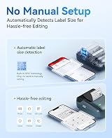 NIIMBOT B1 Label Maker 2 Inch Bluetooth Thermal Printer for iOS Android view 7
