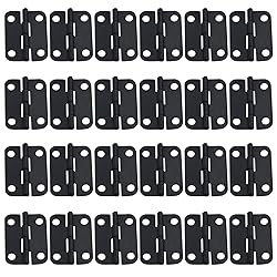 Black Cabinet Hinge, Antrader 1" x 3/4" Metal