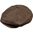 YOFARCHOY Newsboy Hats for Men Classic 8 Panel Flat Cap Peaky Blinders Irish Hat (Cotton, Denim)
