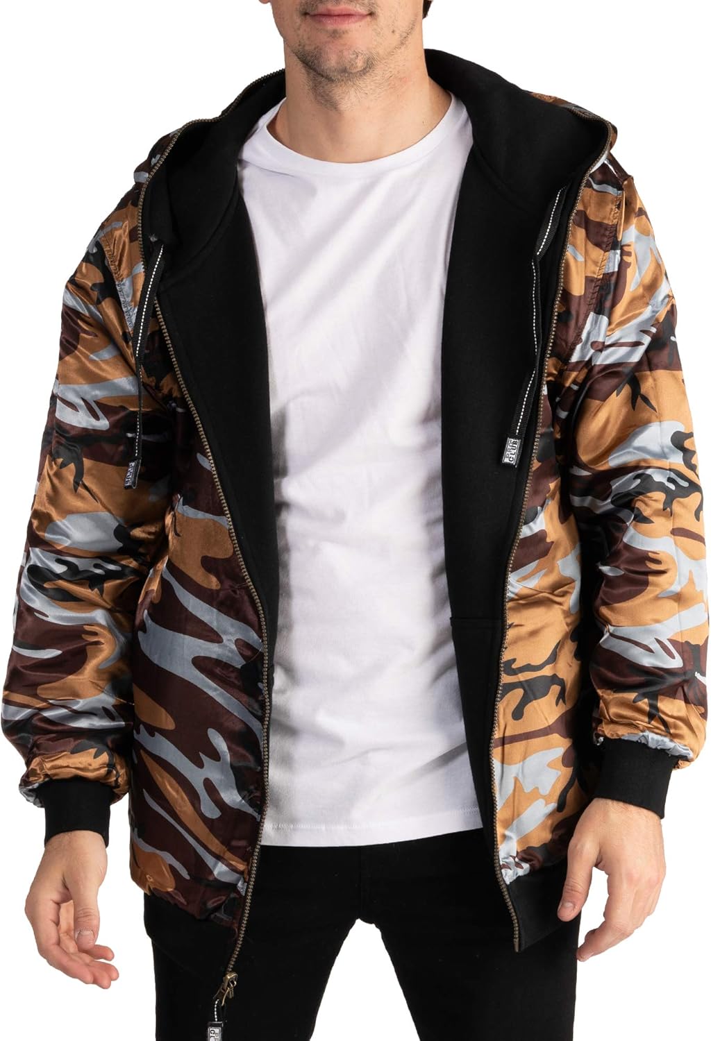 pro club men's heavyweight full zip fleece hoodie