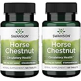 Swanson Horse Chestnut - Time Released 200 mg 120 Tabs (2 Pack)