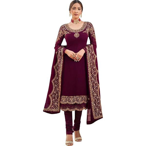 Amazon.com: Indian Pakistani Designer Party Wear Embroidered Worked Churidar  Salwar Kameez Dupatta Dresses (US, Alpha, One Size, Regular, Regular,  Choice 1) : Clothing, Shoes & Jewelry