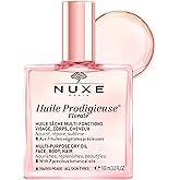 NUXE Huile Prodigieuse Floral - Organic All-in-One Oil for Body, Face & Hair. Radiant Looking Glow and Skin Hydration