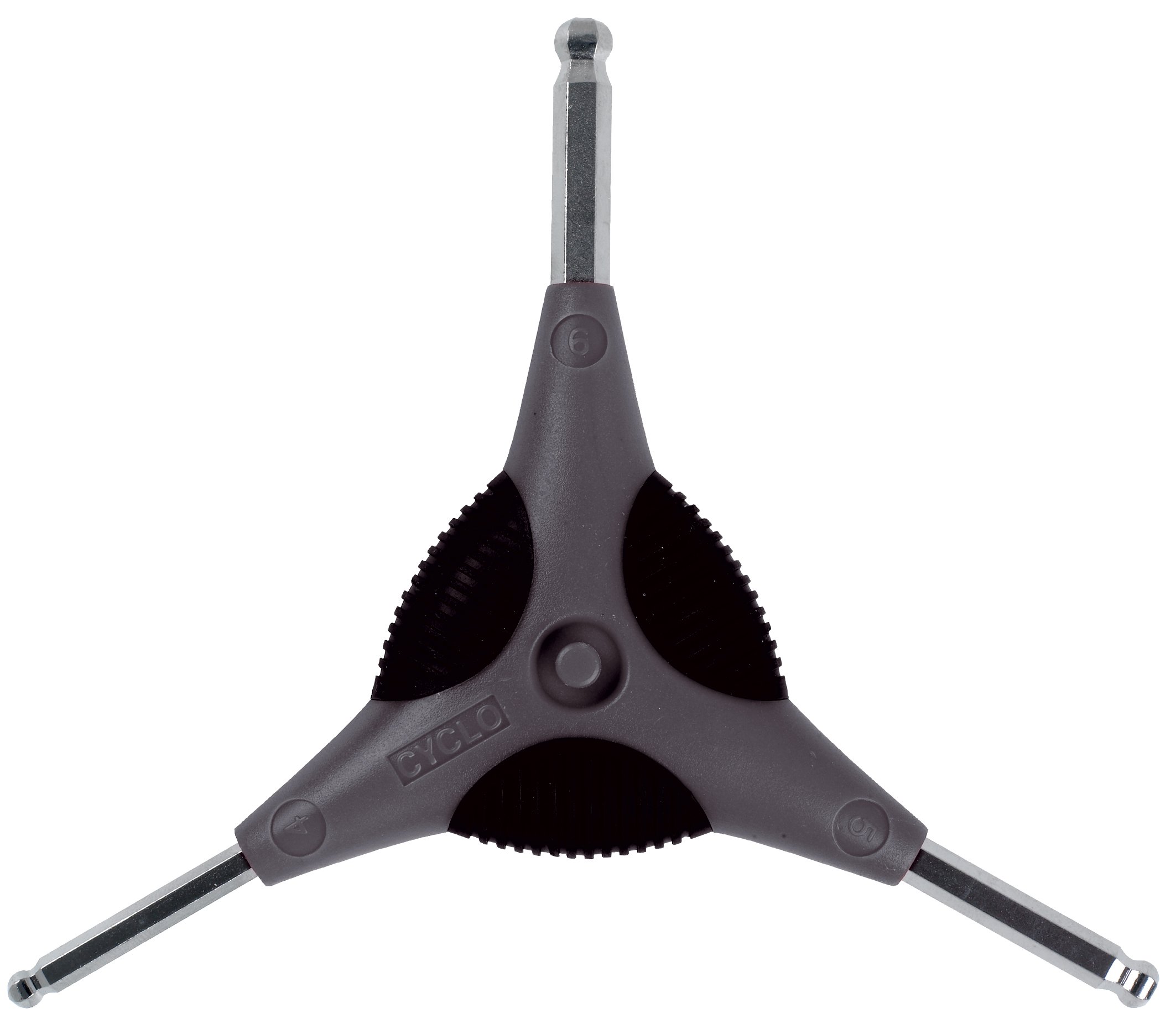 WELDTITE Cyclo Ball Ended Allen Key Set - Sizes 4, 5, 6 mm - ‘Y' Wrench Design for Greater Pressure Application
