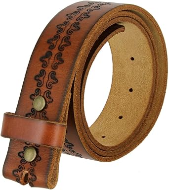 vintage tooled leather belt