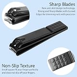 iSOUL Nail Clippers Set 12Pcs Stainless Steel Manicure Grooming Kit view 3