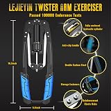 LEJIEYIN Twister Arm Exerciser Adjustable 22-440 lbs Hydraulic Power view 6