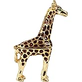 YU FENG Ring Holder Hinged Trinket Boxes for Gifts,Jewelry Boxes Organizer Display Holder (giraffe trinket box)