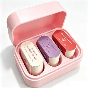 LeoTube Storage Case for Wild Deodorant Refills (Pink) | Protect Refills from Moisture & Mold, Shock-absorbent, Water-resista