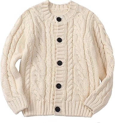 twisted front knit long sleeve sweater