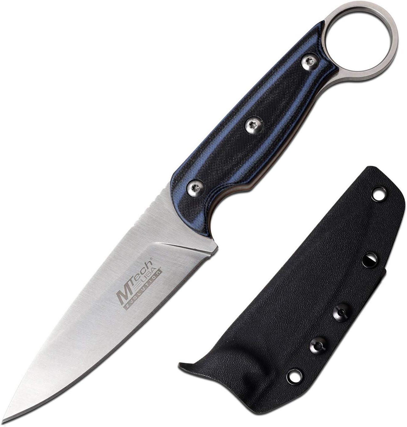 MTech Evolution Tactical Fixed Blade Knife MTEFIX010BL