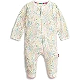 Magnetic Me Girls Modal Magnetic Baby Footie Pajamas | Silky Soft Modal Fabric | Baby Sleepers Available Sizes PRE - 24M