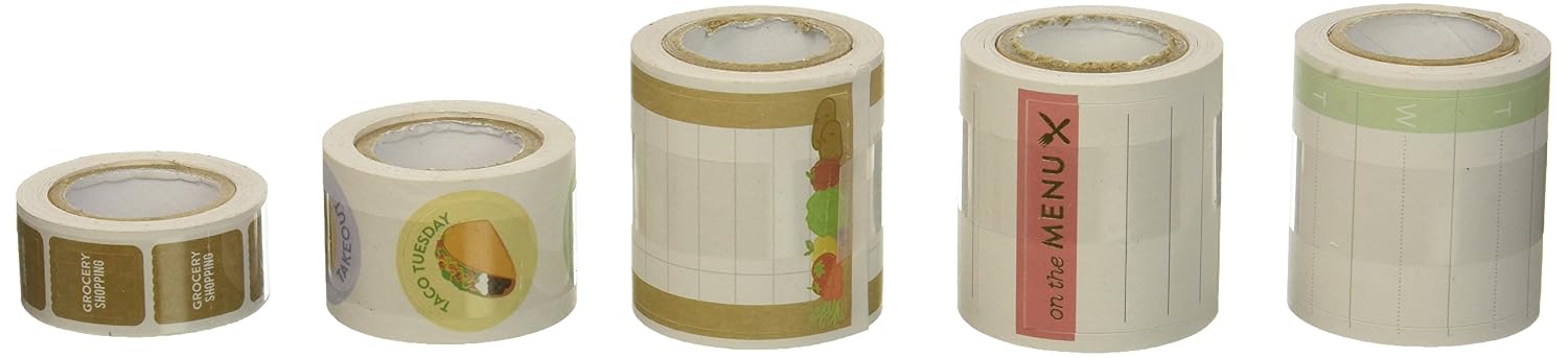 Me and My Big Ideas MMBPRS-02 Food Menu Sticker Roll, Multi-colour, Medium