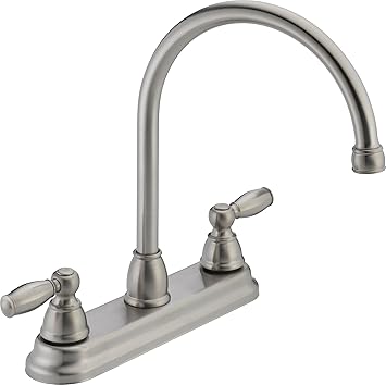 Peerless P299565lf Ss Apex Two Handle Kitchen Faucet Stainless