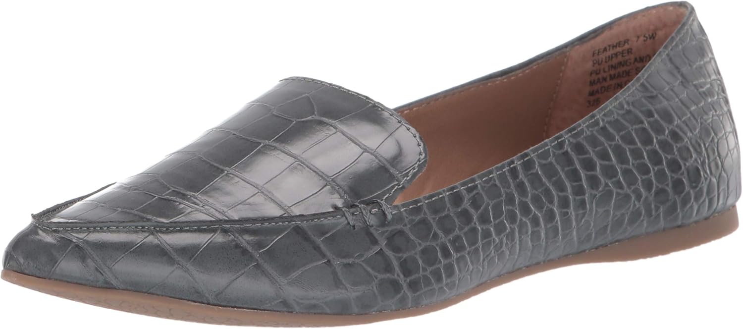 steve madden women's feather loafer flat
