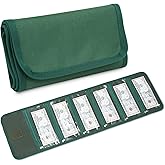 VOCHIC Money Wallet, Money Organizer for Cash with 6 Zippered Pocket Multipack Money Pouch, Cash Bill Organizer, Money Bag Small Travel Money Holder for Budgeting, Receipt and Tips