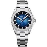 ADDIESDIVE 8215 Automatic Dress Watch for Men Sunray Dial Date Display 200 M Waterproof Sapphire Luminous Fashion Simple Men Wrist Watches