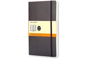 Moleskine Classic Ruled Large Soft Notebook Black One Size