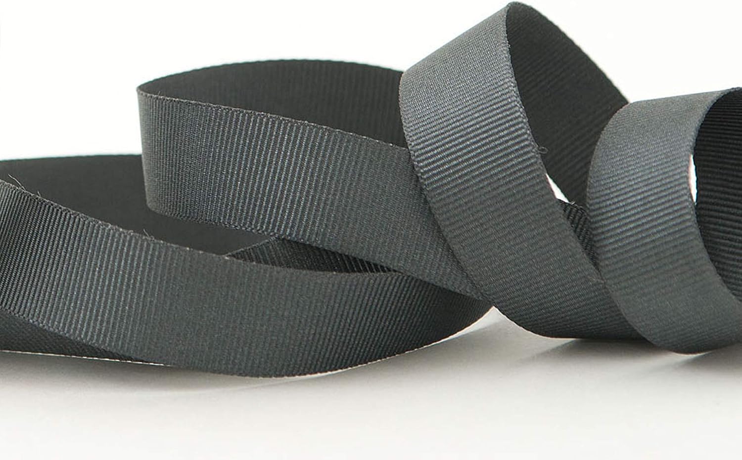 Berisfords Grosgrain, Polyester, Smoked Grey, 10.4 x 10.4 x 2 cm, 16mm - Image 4