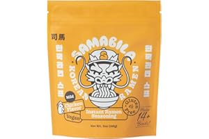 SAMABILA Chicken Instant Ramen Seasoning Powder - Gluten Free - Vegan - Mild - Premium Instant Noodle Soup Powder - 5 oz