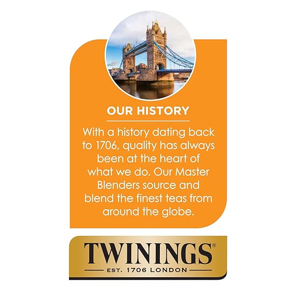 TWININGS OF LONDON CHAI TEA BAGS, 25 COUNT