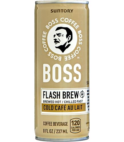 Amazon.com: Suntory Boss Coffee BOSS Cafe au Lait 185g (Pack of 30
