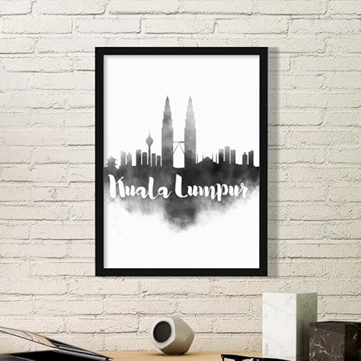 Diythinker Malasia Landmark Tinta City Painitng Simple Marco De