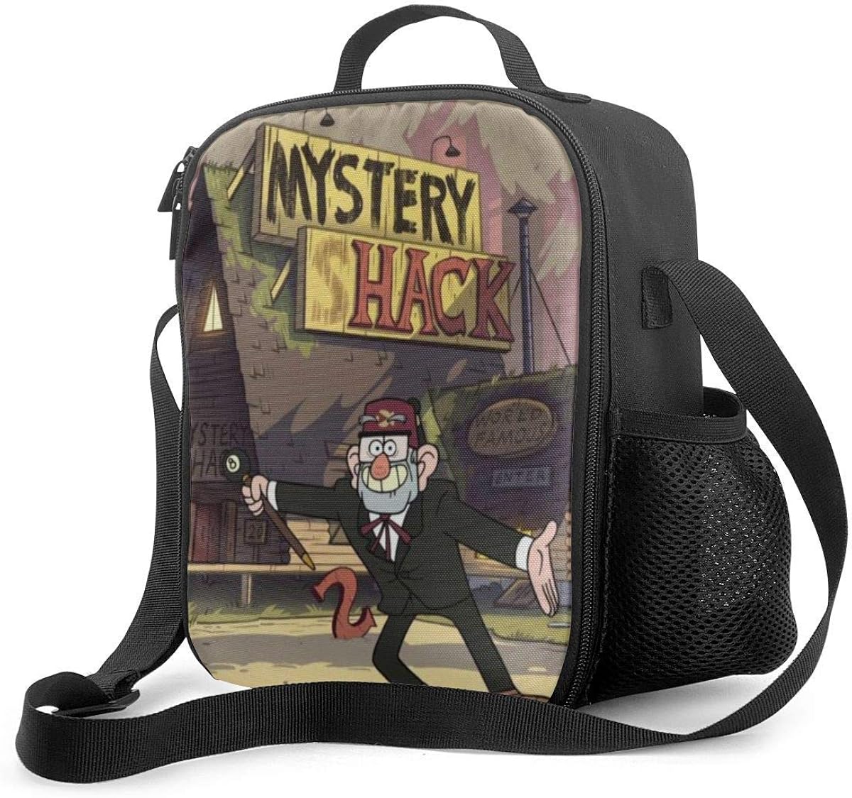 Gravity Falls Printed Insulated Lunch Box School Picnic Thermal Carrying Gourmet,Lunch Bags for