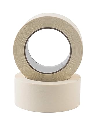 Amazon Co Jp Abc マスキングテープ 3インチ X 60ヤード 滑らかなセミクレープペーパーテープ ラベル パッキング 塗装用 簡単破れるテープ 感圧ゴム粘着剤 耐油 防水アイボリー色 厚さ5ミル 産業 研究開発用品