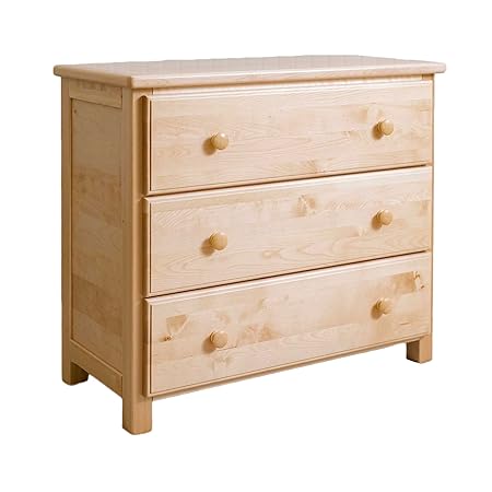 Max Lily Solid Wood 3 Drawer Dresser Natural Amazon Co Uk
