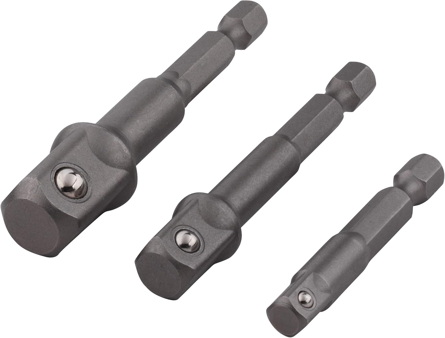 wolfcraft Socket Adapter Set, 3 Pcs. I 8797000 I For secure socket connections, Green