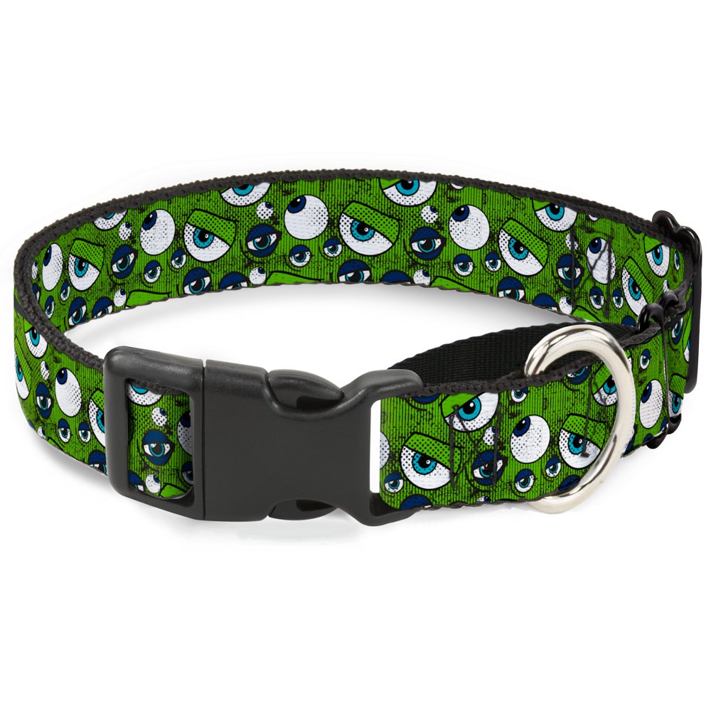 Reviews BuckleDown "Monsters Inc. Eye Collage Weathered Martingale Dog