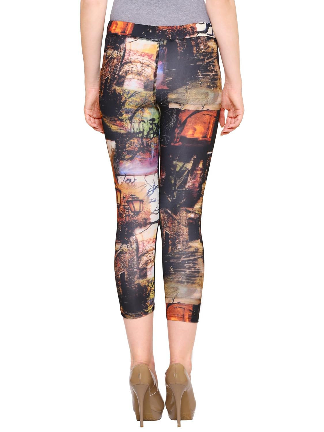 yolki printed yoga pants