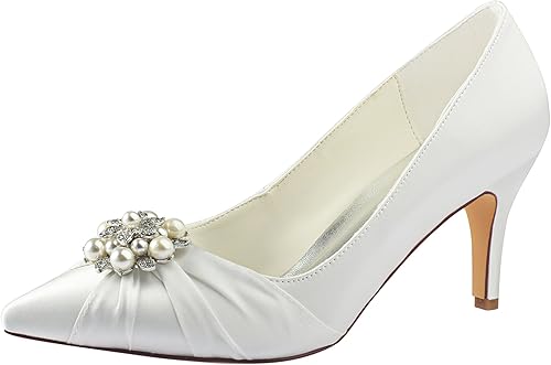 silk wedding shoes