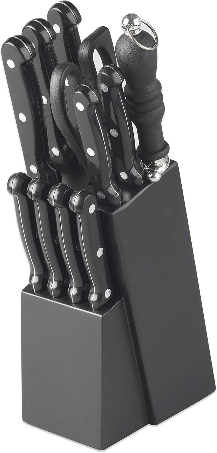 Russell Hobbs 12Piece Magnus Knife Block Amazon.co.uk Kitchen & Home