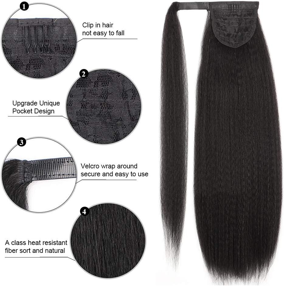 YEESHEDO 2 Pack Ponytail Extensions - Image 5