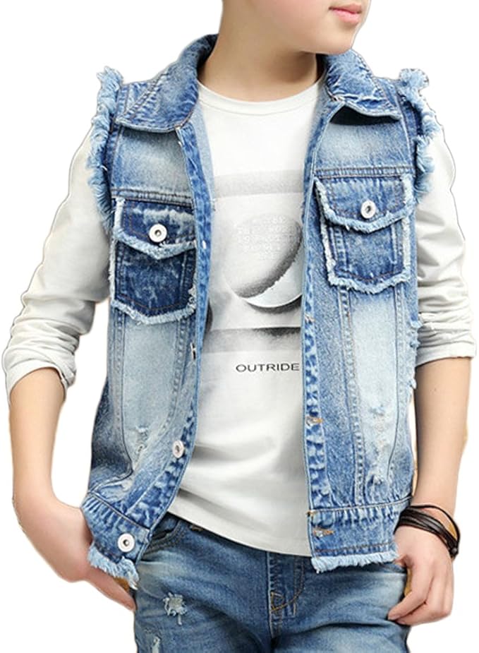 cowboy denim vest