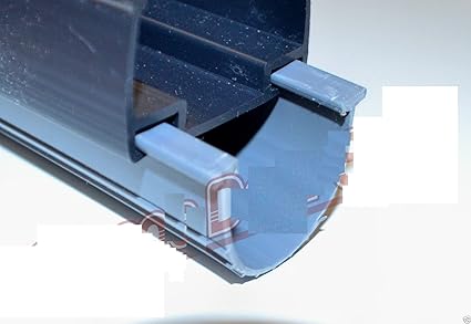 Grey Vinyl Garage Door Bottom Weather Seal Heavy Duty
