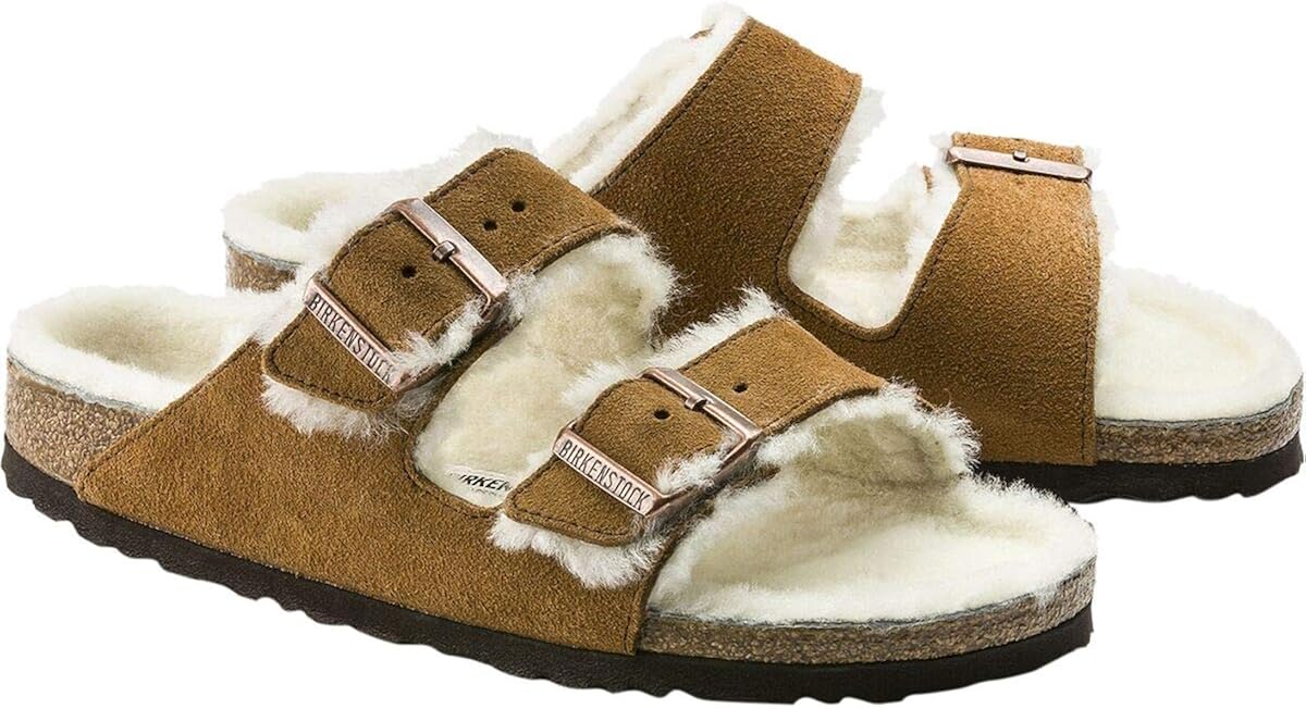  | Birkenstock Women's Arizona Shearling | Slides