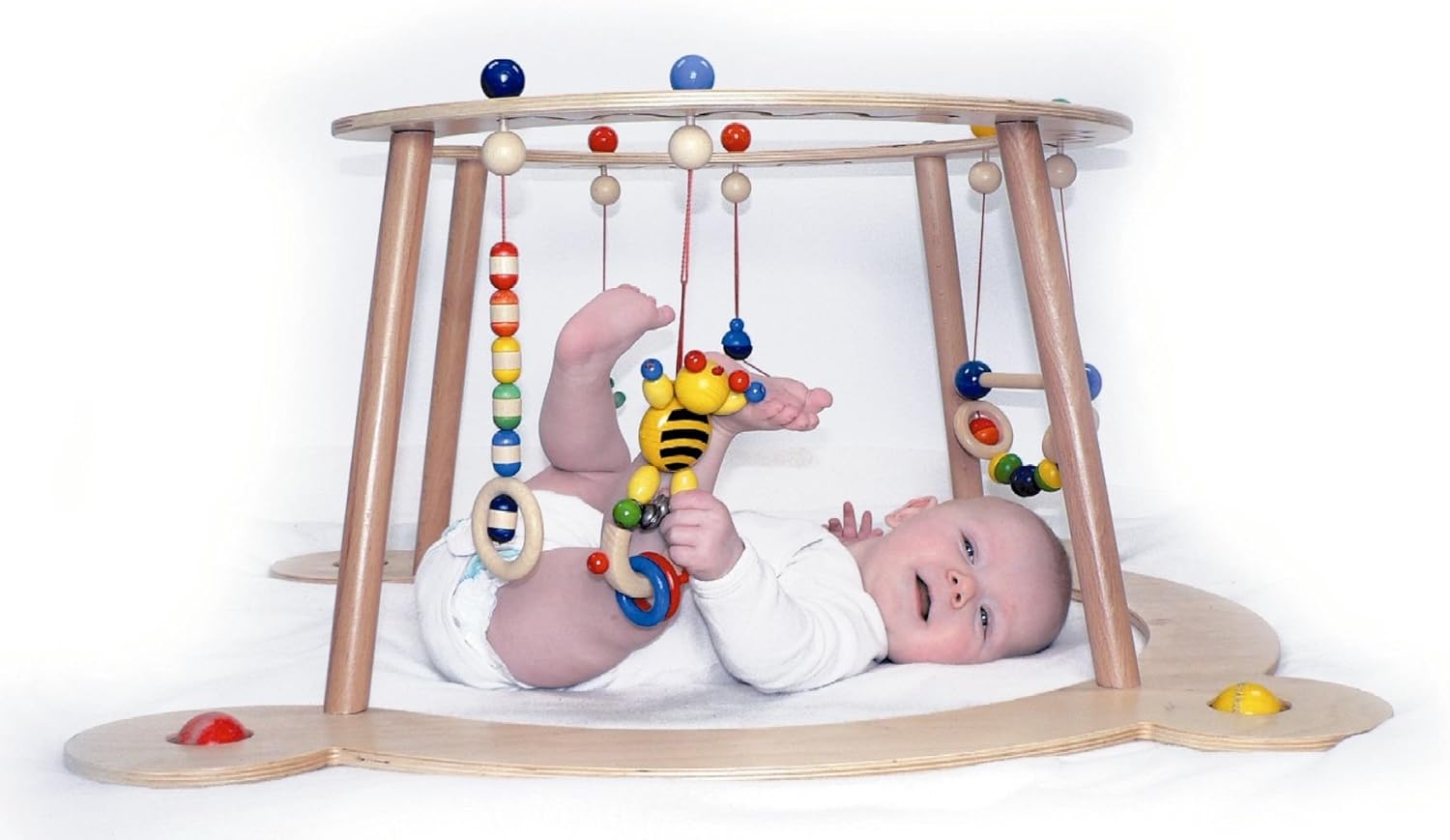 hess wooden baby gym
