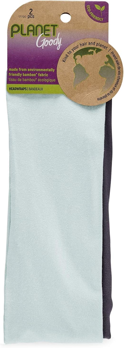 Goody Goody Sustainable and Earth Friendly Organic Bamboo Fabric Headbands, Mint and