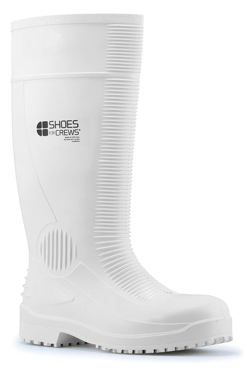 Shoes for Crews GUARDIAN, waterproof rubber safety boots made of PVC, S4, padded insoles, slip-resistant outsole, 40 cm high