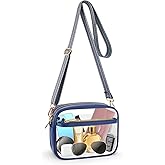 MOMSIV Clear Bag for Stadium Events, Crossbody Transparent Bag for Concerts Sports Events, Purses for Men & Women