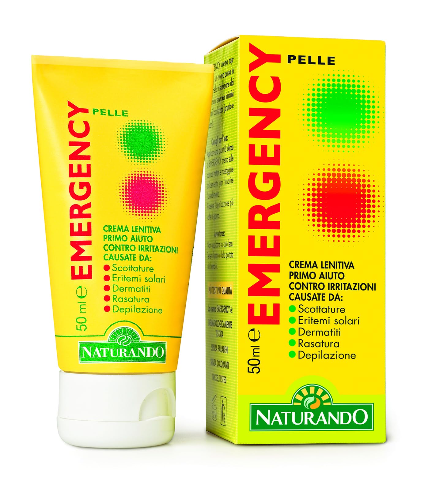 Naturando Emergency 50 Ml. Soothing and emollient cream with Tea Tree Oil for irritation and redness