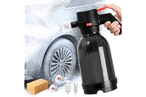 DMYNI Electric Foam Sprayer Car Wash, Battery Foam Pump Sprayer, Portable Cordless Electric Foam Cannon for Car Wash