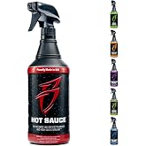 Bling Sauce Hot Sauce Hard Water Spot Remover with Wax Sealants, 32 oz | Hard water spot remover cleans without stripping wax, adds glossy sealants and works on boats, RVs, autos and glass