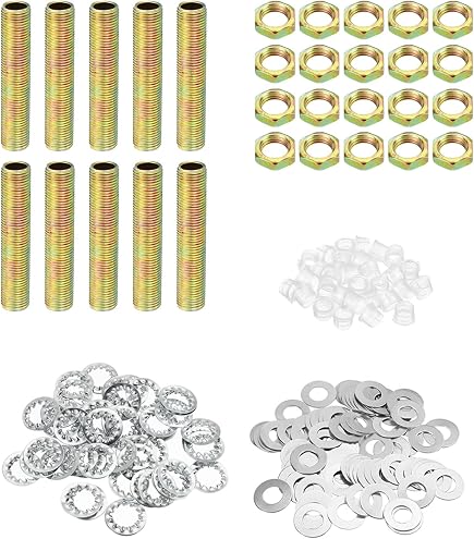 DOSNTO E12 Keramik-Lampenfassung – 3er Pack, Vorverdrahtet Mit 30 Cm Kabel, UL-zertifiziert